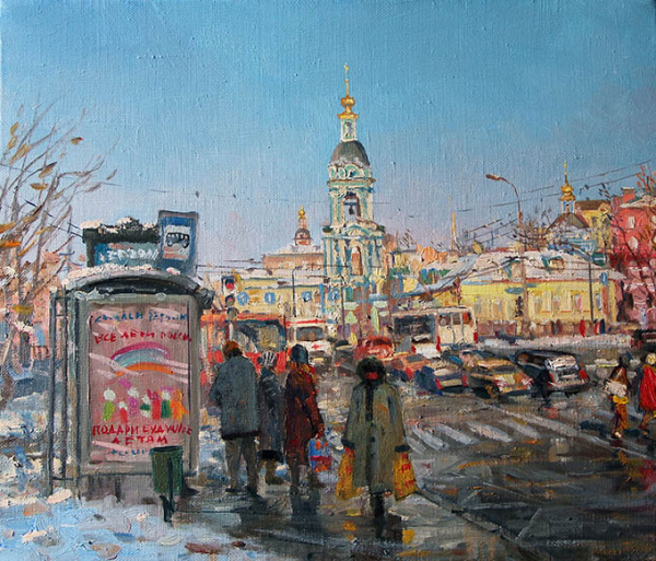 Выставка "Москва и москвичи" в интерьерах Натальи Леоновой и пейзажах Олега Леонова открывается в Москве Выставка "Москва и москвичи" в интерьерах Натальи Леоновой и пейзажах Олега Леонова открывается в Москве