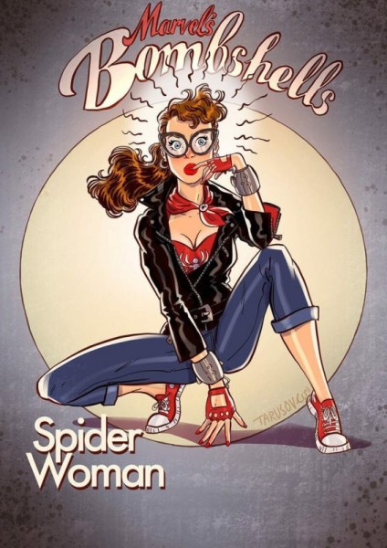 Русский пинап от Андрея Тарусова — такими героев вселенной Marvel вы еще не видели Русский пинап от Андрея Тарусова — такими героев вселенной Marvel вы еще не видели