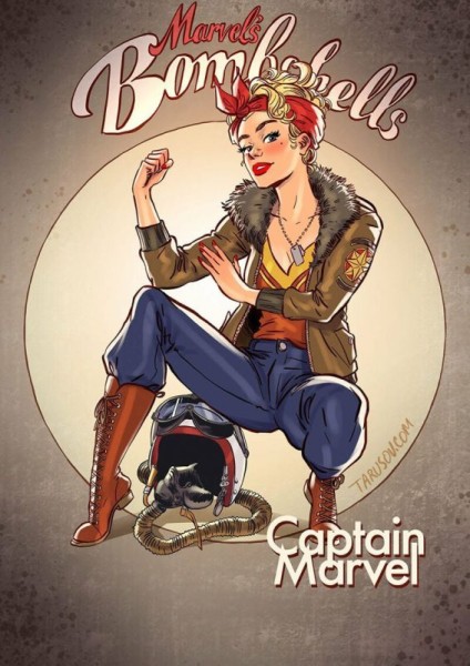 Русский пинап от Андрея Тарусова — такими героев вселенной Marvel вы еще не видели Русский пинап от Андрея Тарусова — такими героев вселенной Marvel вы еще не видели