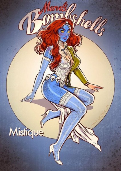 Русский пинап от Андрея Тарусова — такими героев вселенной Marvel вы еще не видели Русский пинап от Андрея Тарусова — такими героев вселенной Marvel вы еще не видели