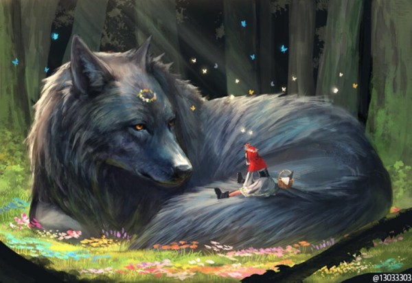 Японская художница Monokubo и ее позитивные миры с животными-гигантами Японская художница Monokubo и ее позитивные миры с животными-гигантами