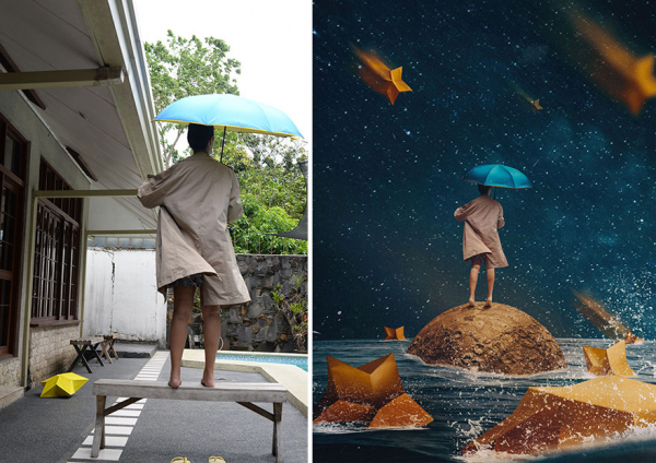 Художница из фотографий своего заднего двора создает сказочные миры, и это волшебно Художница из фотографий своего заднего двора создает сказочные миры, и это волшебно