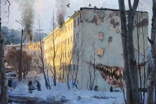 Город, где живет страх: хтонические образы &laquo;хрущевок&raquo; на картинах Клима Новосельцева
