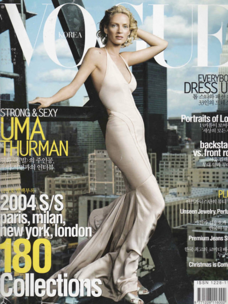 Ума Турман: от первой обложки Vogue в 15 лет до возвращения через 40 лет
