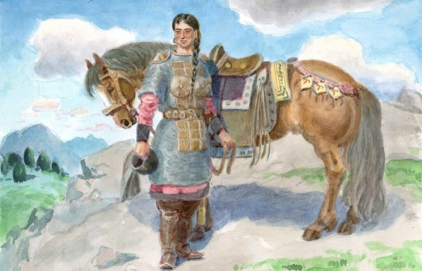 Женщины-богатырши в славянской культуре